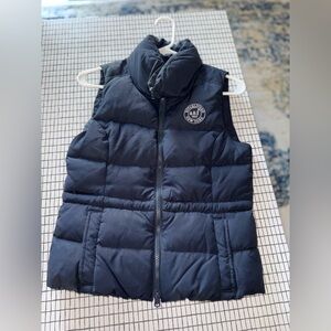 Abercrombie fitch Kids down Puffer Vest sz XL navy fits women's XS